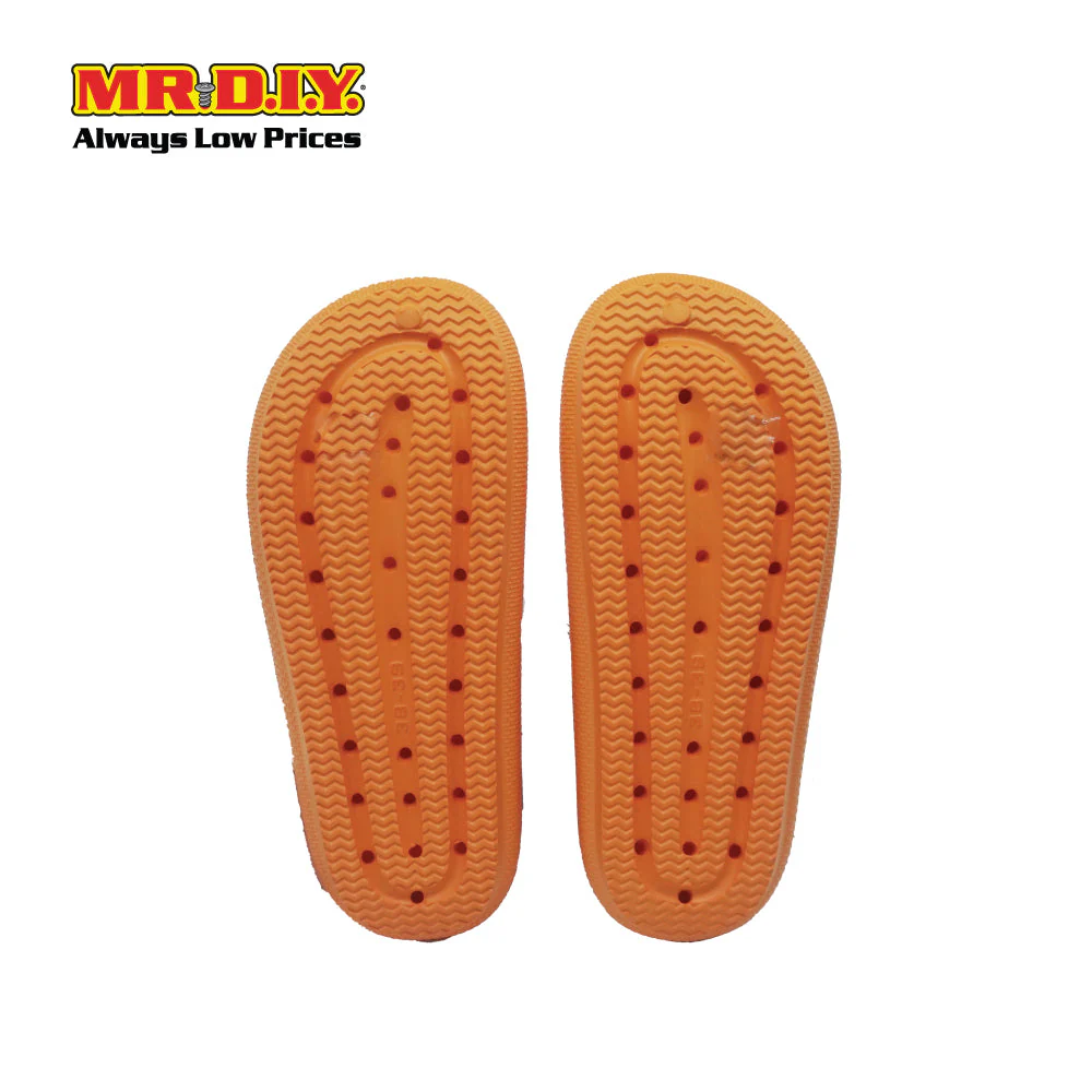 (MR.DIY) EVA Unisex Anti Slippery Flip-Flops Slippers - Orange - Color Series - Image 6