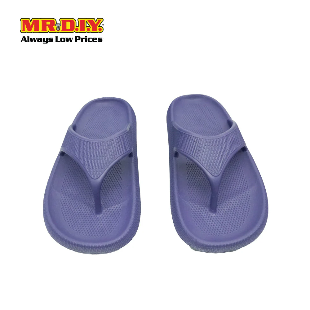 (MR.DIY) EVA Unisex Anti Slippery Flip-Flops Slippers - Purple - Color Series - Image 5