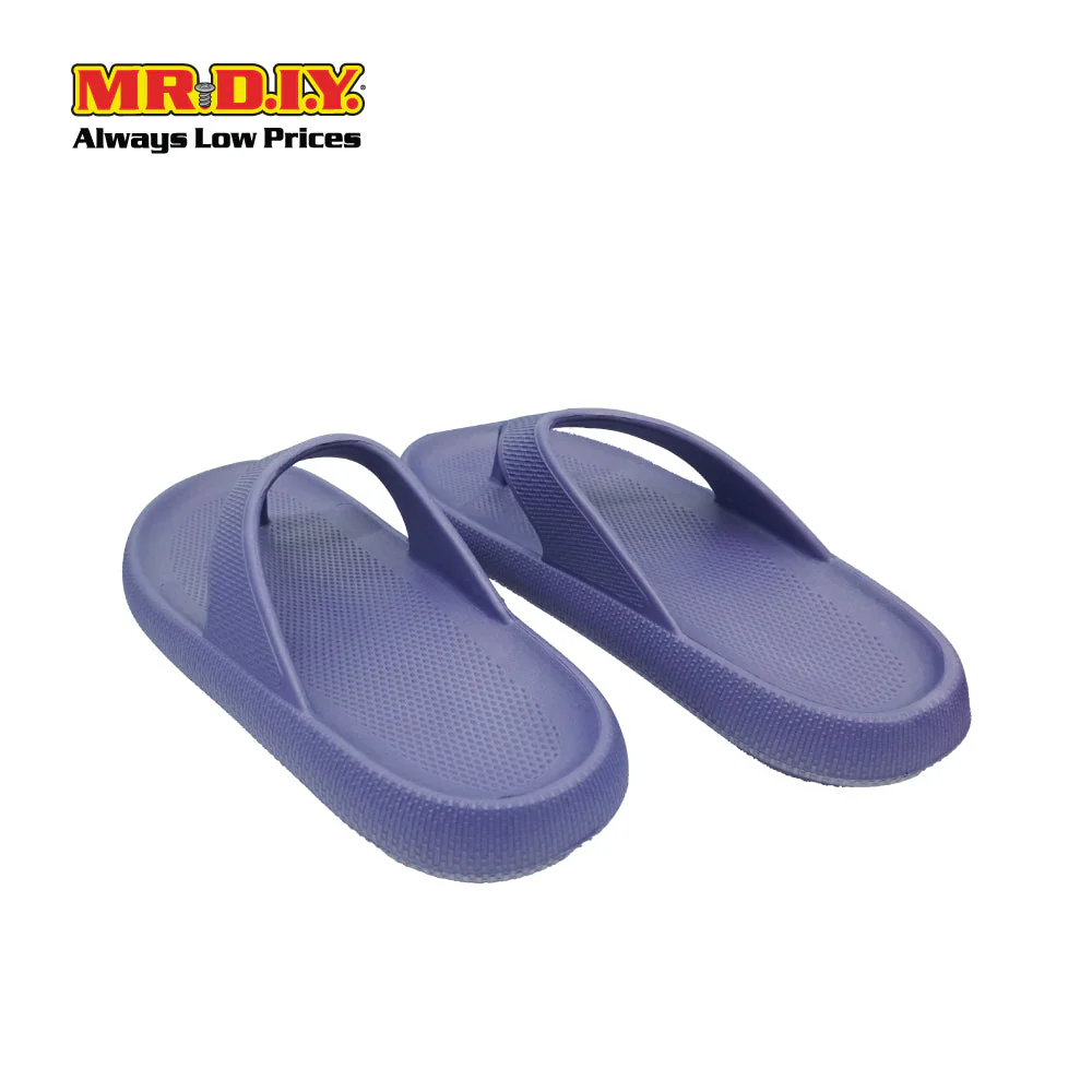 (MR.DIY) EVA Unisex Anti Slippery Flip-Flops Slippers - Purple - Color Series - Image 4