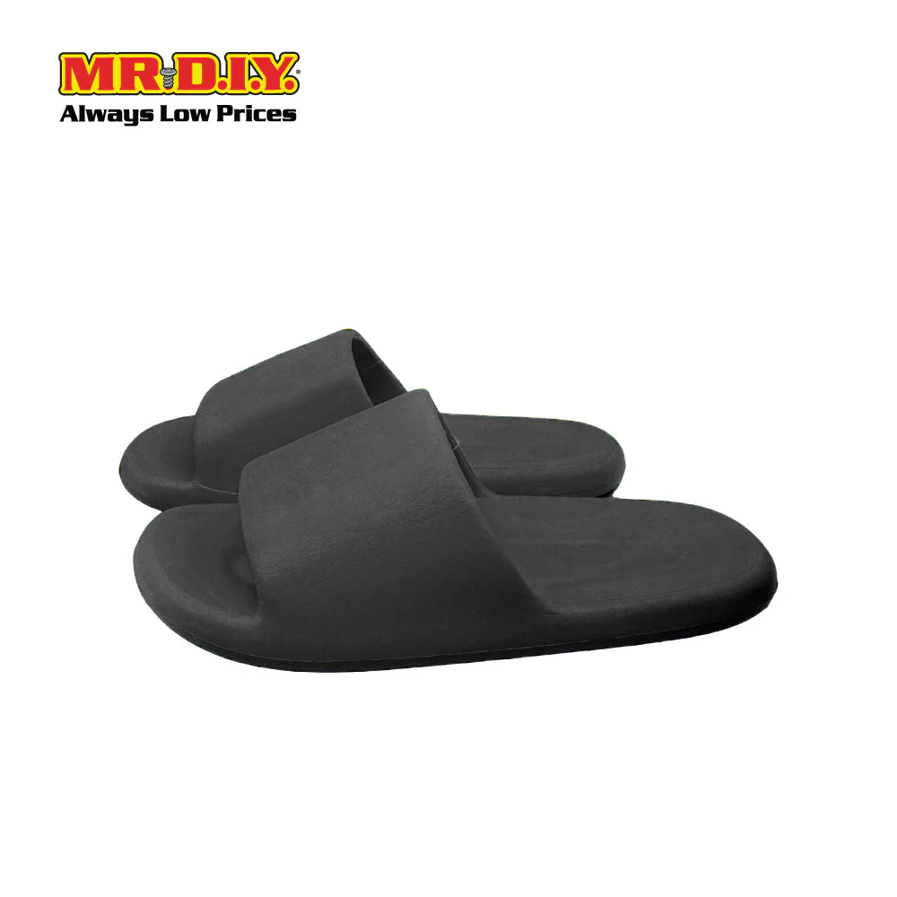 (MR.DIY) EVA Unisex Slide Sandals Slippers - Black - Color Series - Image 2