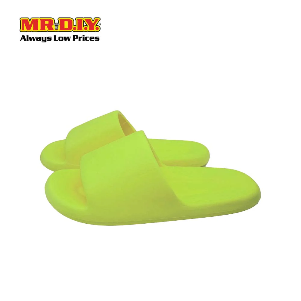 (MR.DIY) EVA Unisex Slide Sandals Slippers - Light Green - Color Series - Image 2