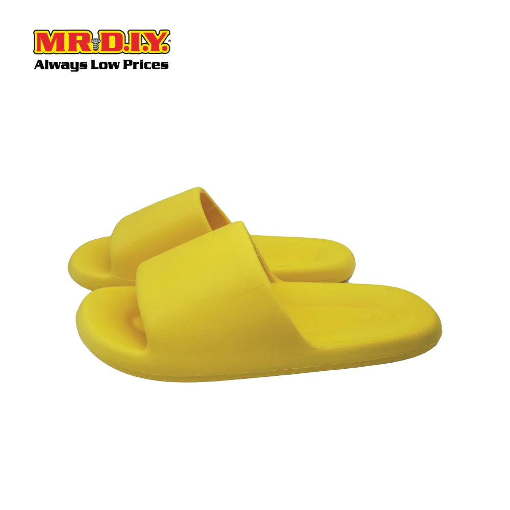 (MR.DIY) EVA Unisex Slide Sandals Slippers - Yellow - Color Series - Image 2