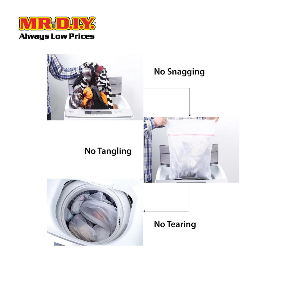 (MR.DIY) Fine Mesh Rectangular Washing Net (L50cm x W40cm) - Image 4