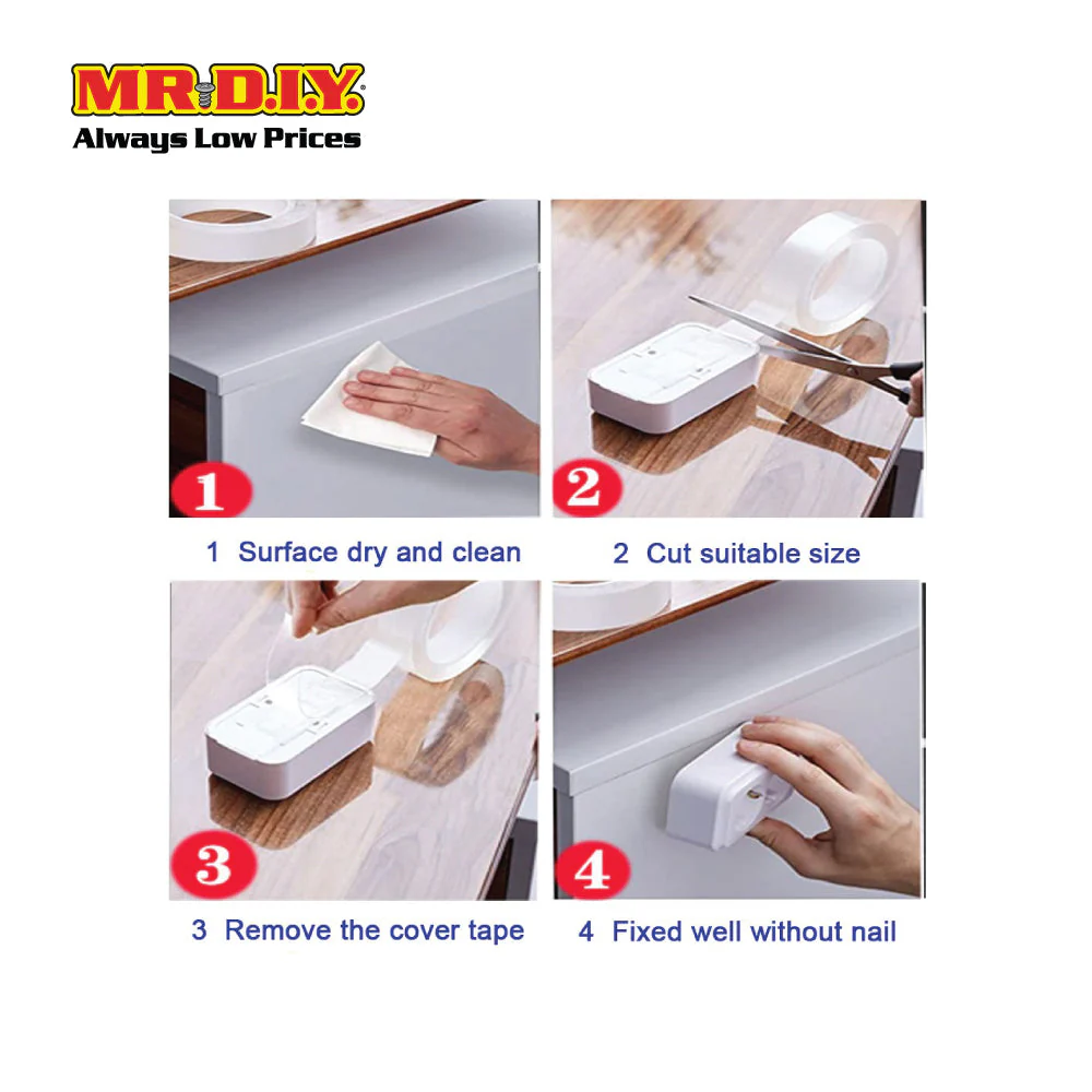 (MR.DIY) Nano D/S Adhesive Tape 30mm (2M) - Image 4