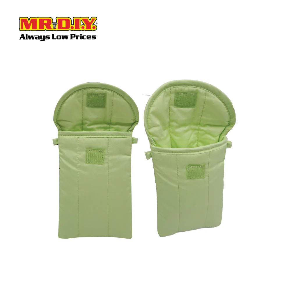 (MR.DIY) Polyester Pochette Sling Bag with tie adjustable shoulder strap ( L19cm x W12.5cm x H5cm) - Light Green - Color Series - Image 4