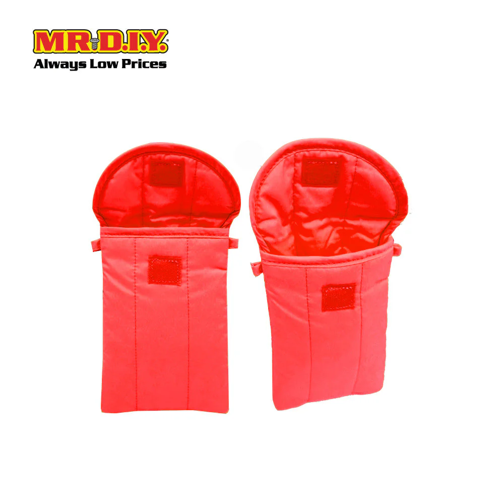 (MR.DIY) Polyester Pochette Sling Bag with tie adjustable shoulder strap ( L19cm x W12.5cm x H5cm) - Red - Color Series - Image 4