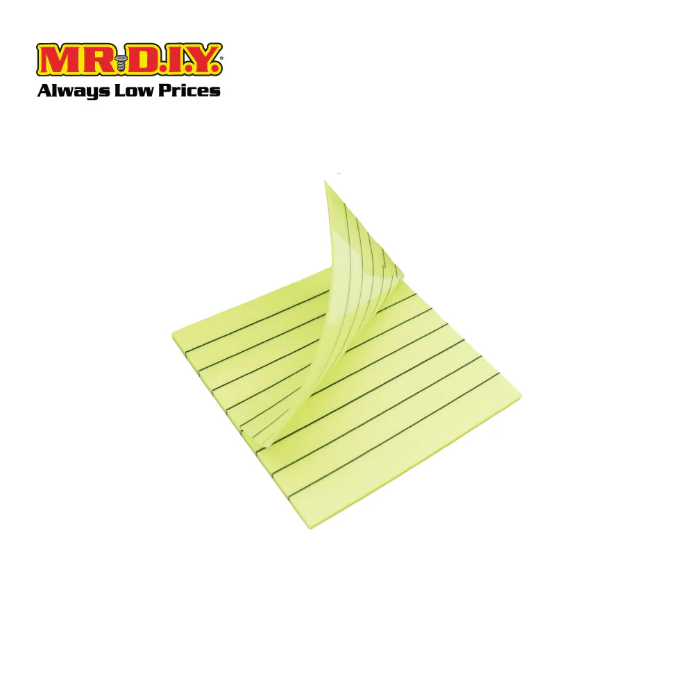 (MR.DIY) Square Linen Sticky Notes Tab (7.6x7.6cm) - Image 2