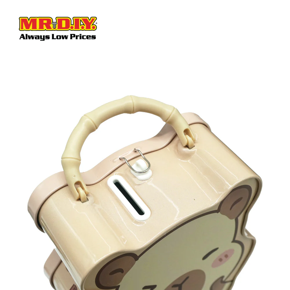 (MR.DIY) Steel Capybara Coin Bank (L19cm x W16cm x H6.5) - Image 4