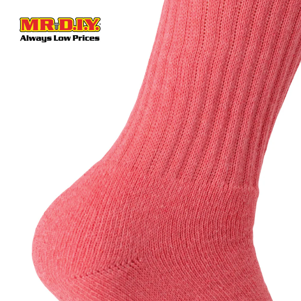 (MR.DIY) Unisex 5-8 Years Ankle Kid Cotton Socks - Light Pink - Color Series - Image 2