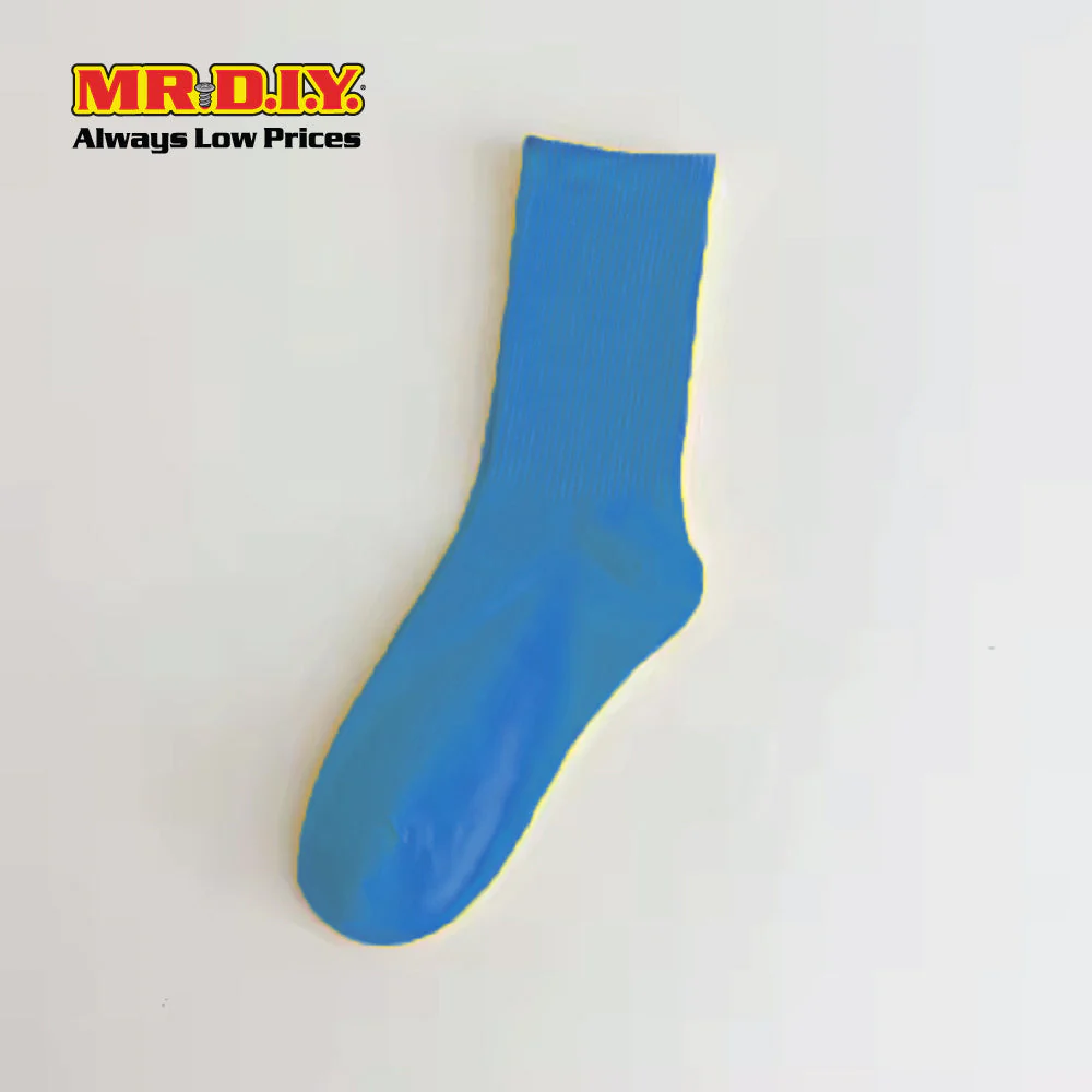 (MR.DIY) Unisex 5-8 Years Ankle Kid Cotton Socks - Light Blue - Color Series - Image 2