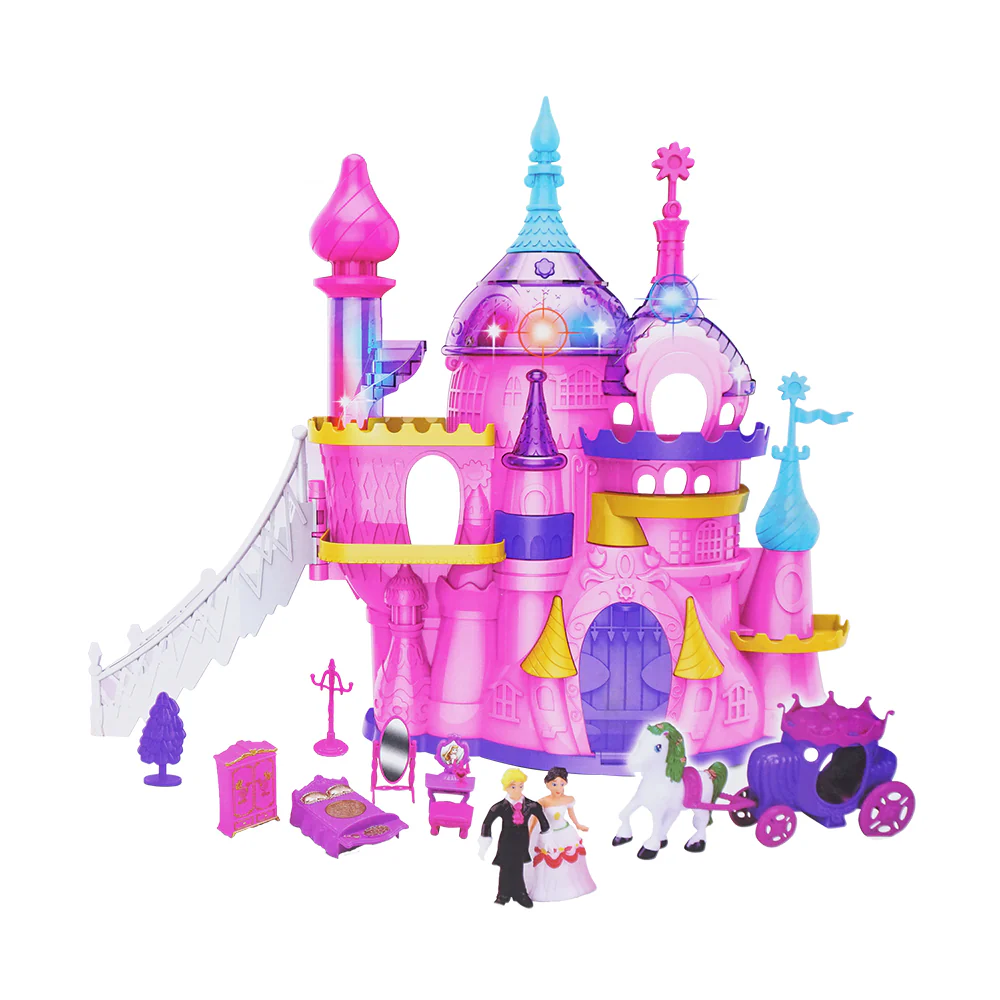 (MR.TOY) My Castle with Lighting and Music Playset - Image 2