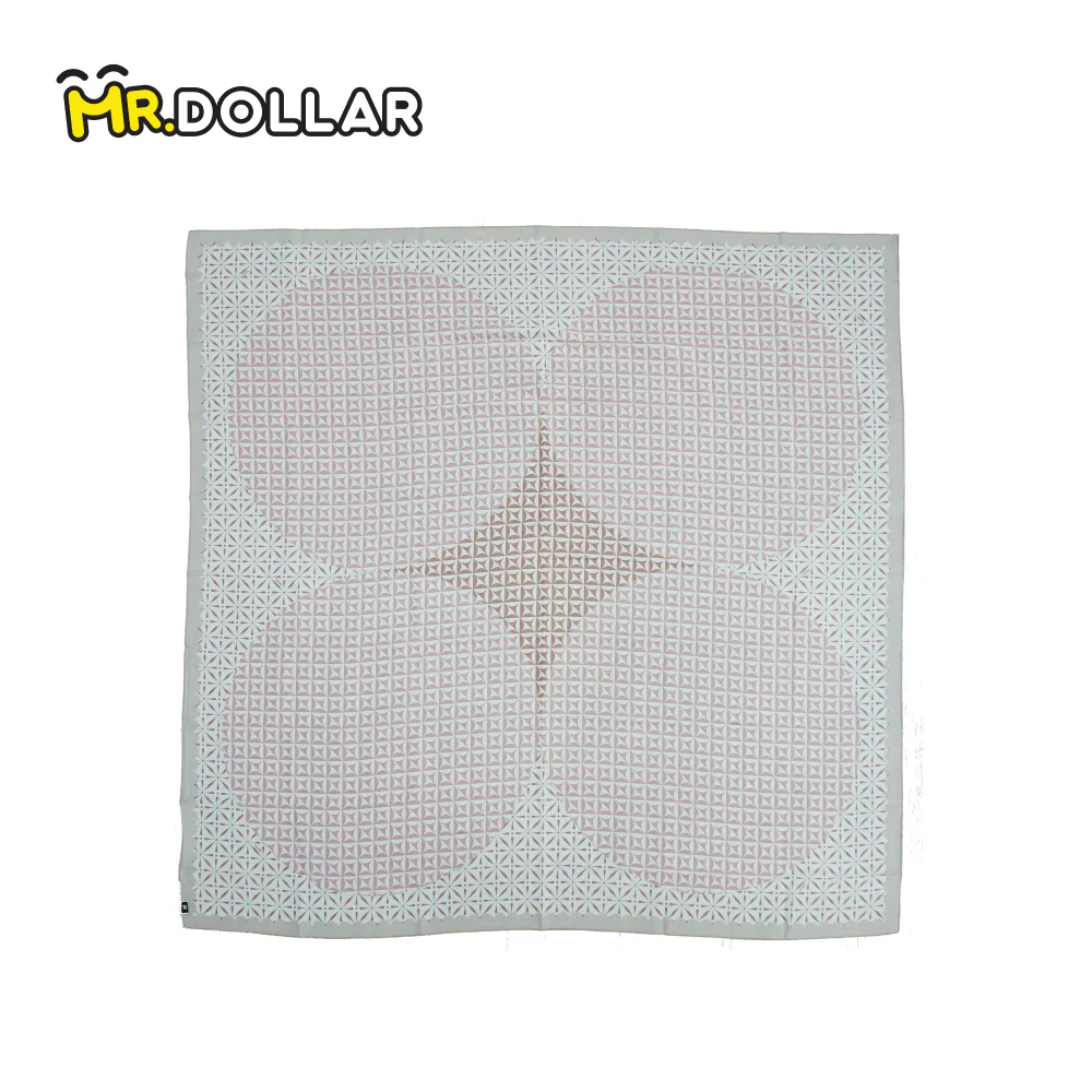 NAELOFAR Clover Cotton Chiffon Square In Hijab Bawal (45inch) - Image 2