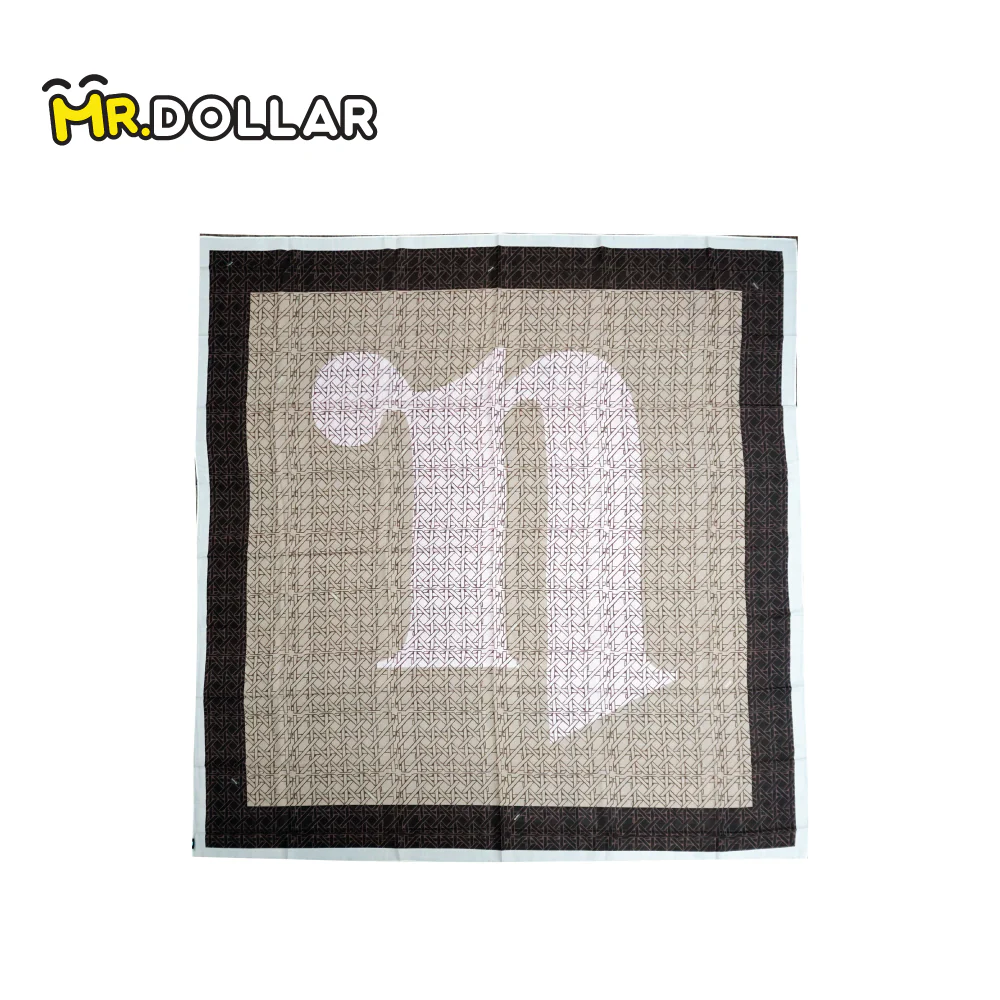 NAELOFAR Mono Cotton Chiffon Square in  Hijab Bawal (45inch) - Image 4