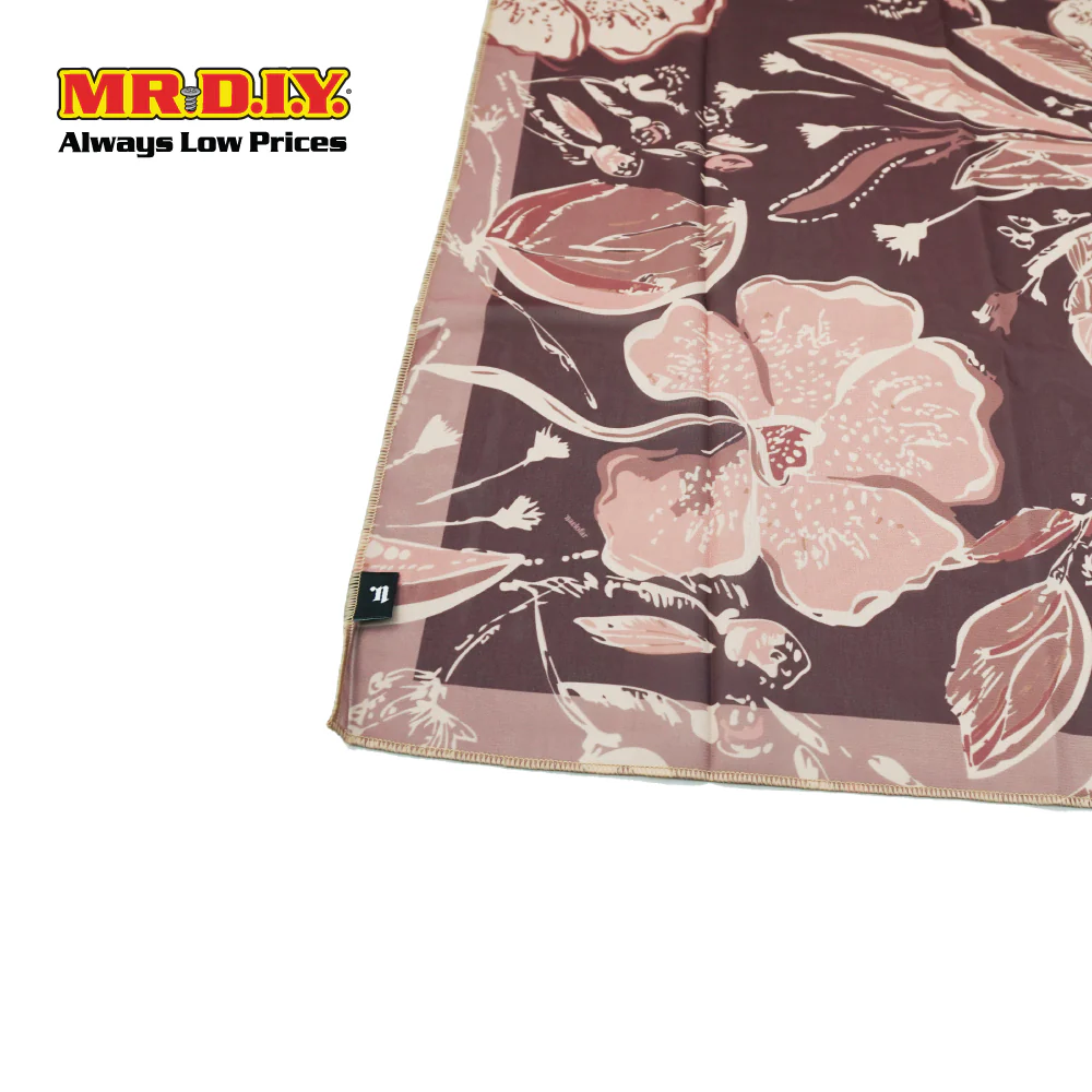 NAELOFAR Petal Cotton Chiffon Square In Hijab Bawal (45inch) - Image 7