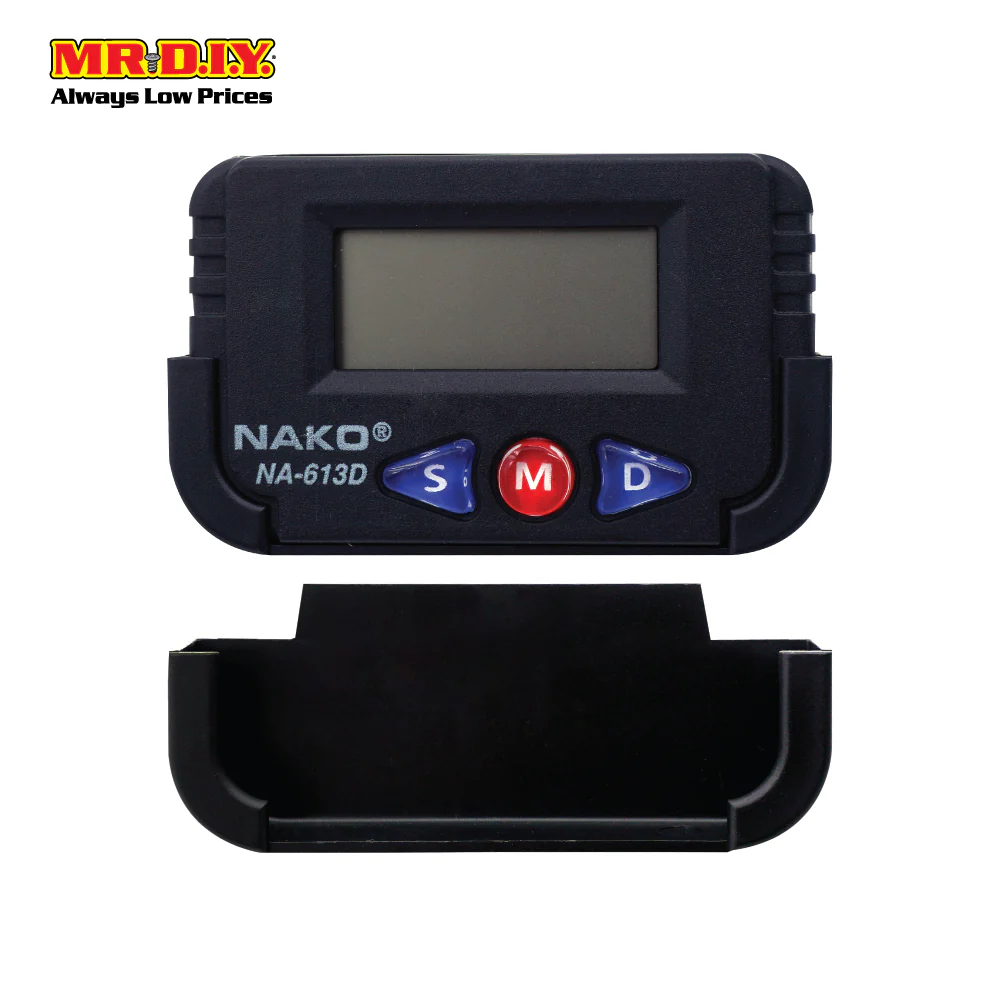 (NAKO) Portable Multi-use Automobile Quartz Clock (7cm) - Image 3