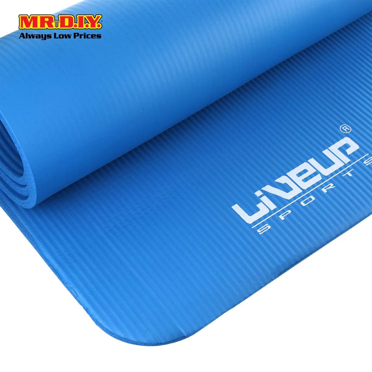 (MR.DIY) LIVEUP NBR Extra Thick Non-Slip Exercise Fitness Yoga Mat - Image 2
