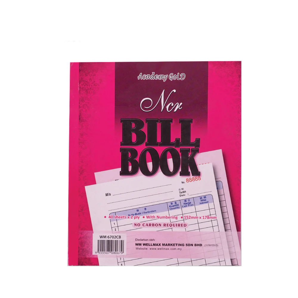 NCR 2 Ply Bill Book (40 Sheets) - Image 4