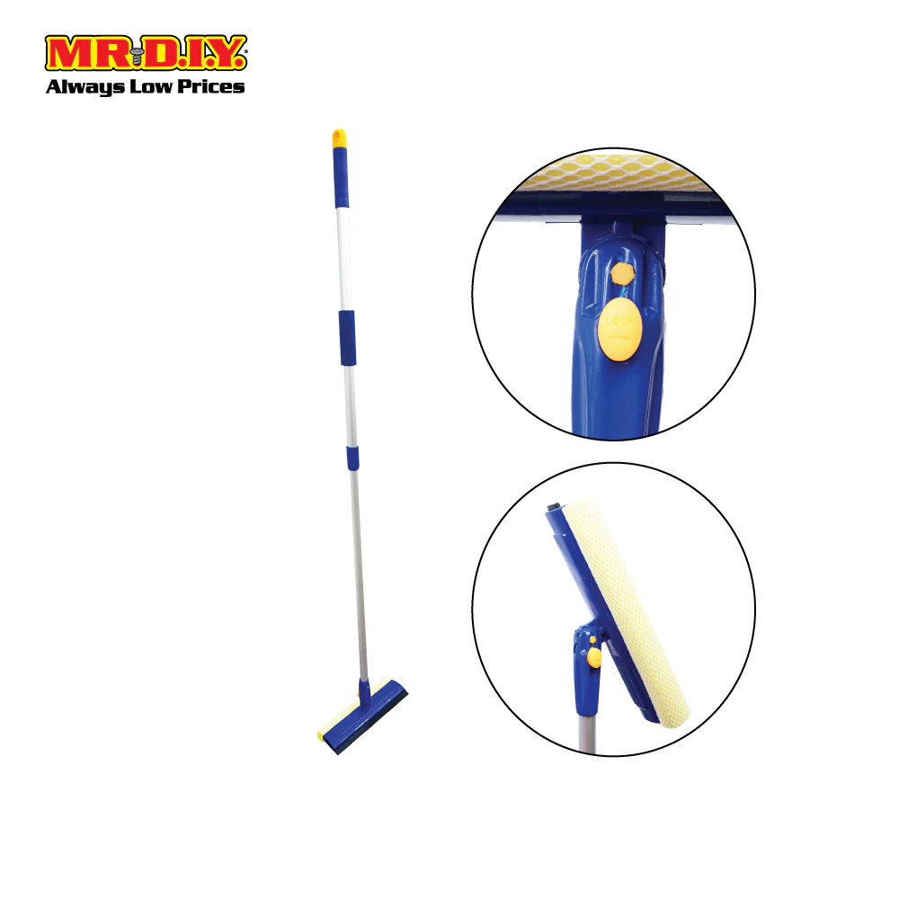 NECO Adjustable Window Squeegee Cleaner Wiper With Sponge - Image 4