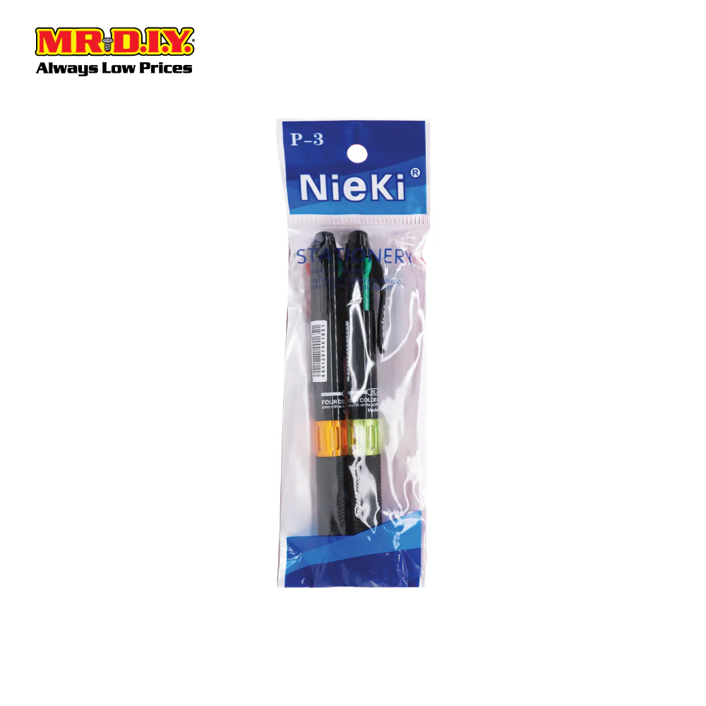 (MR.DIY) Neiki Color Ball Point Pen (2 pcs) - Image 2
