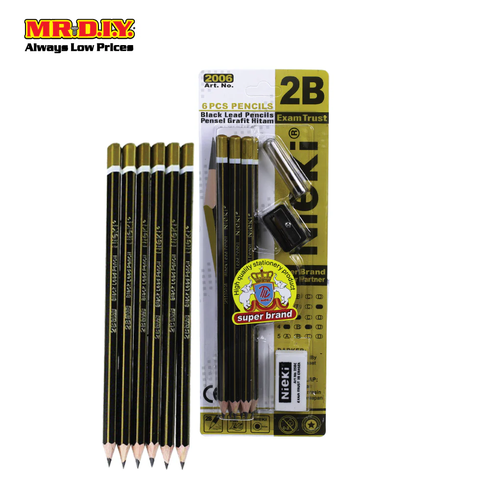 (MR.DIY) NIEKI 9 In 1 Exam Grade Stationary Set - Image 2