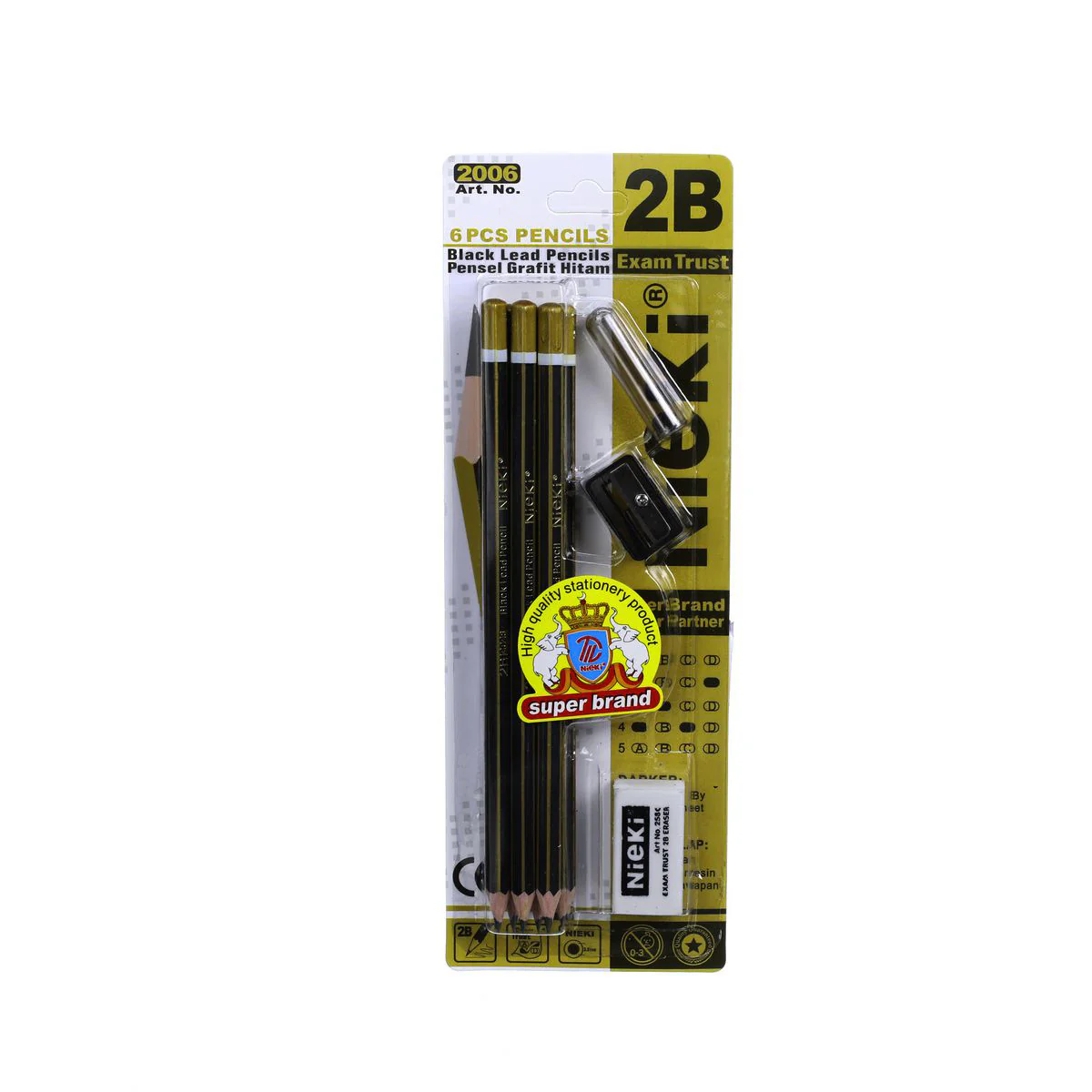 (MR.DIY) NIEKI 9 In 1 Exam Grade Stationary Set - Image 4