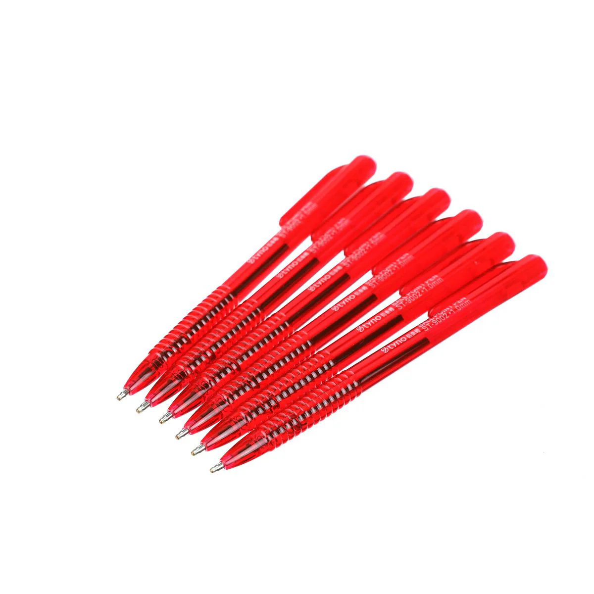 (MR.DIY) Neiki Ballpen 1.0mm Red (6pcs) - Image 2
