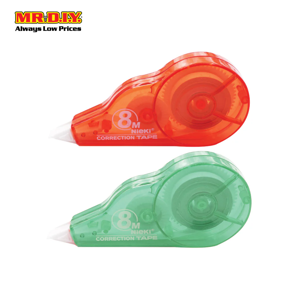 (MR.DIY) NIEKI Dual Correction Tape Set - NKB212 [5mm] (2pcs) - Image 2