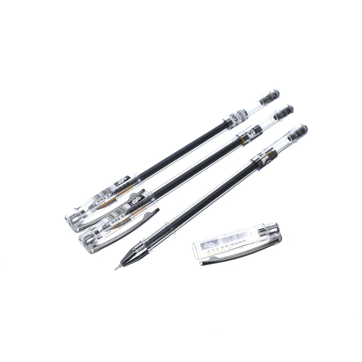 (MR.DIY) Nieki Gel Ink Pen Black (3pcs) - Image 2