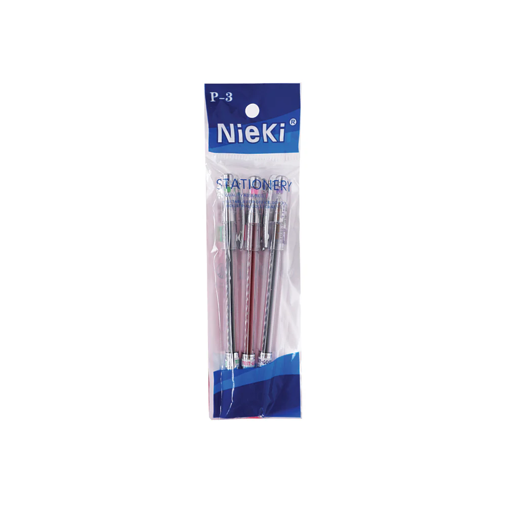 (MR.DIY) Nieki Gel Ink Pen 3 Color (3pcs) - Image 4