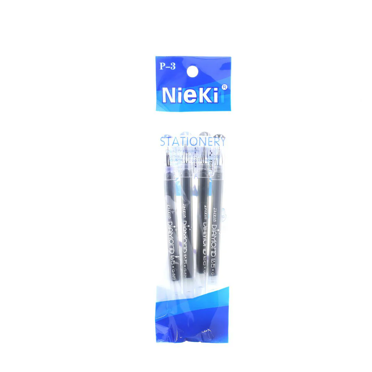 NIEKI Gel Pen 0.5mm GE520 (4 pcs) - Image 3