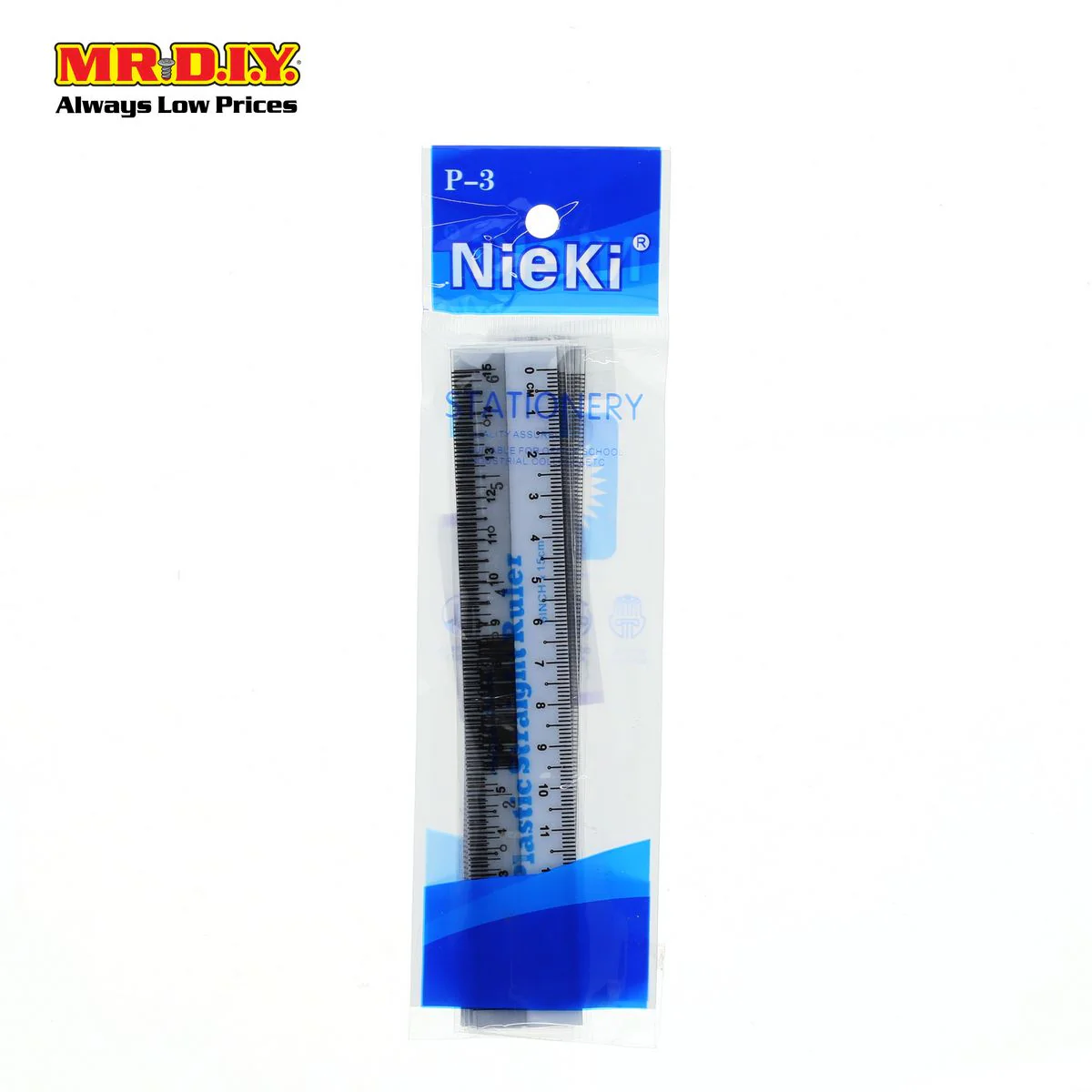 NIEKI Transparent Plastic Ruler 15cm (6pcs) - Image 3