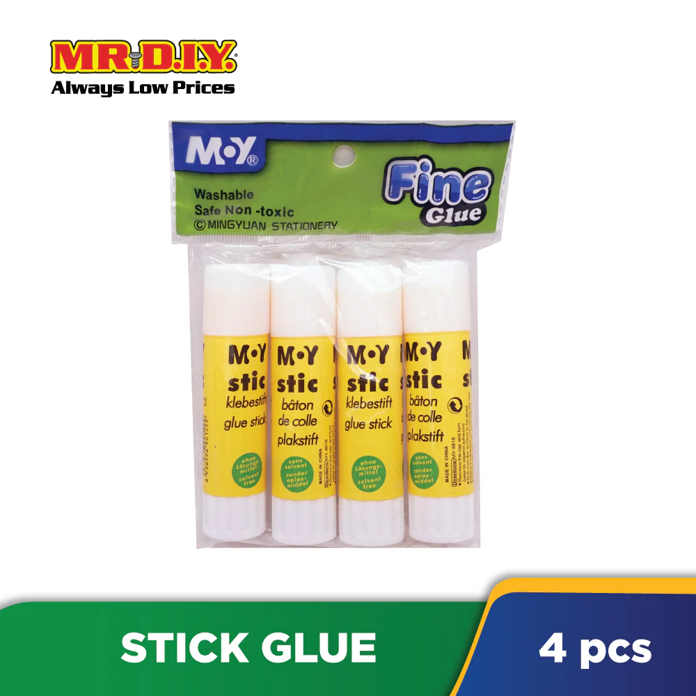 (MR.DIY) MY Fine Non-Toxic Glue Sticks 4-Piece Set (15g) - Image 2