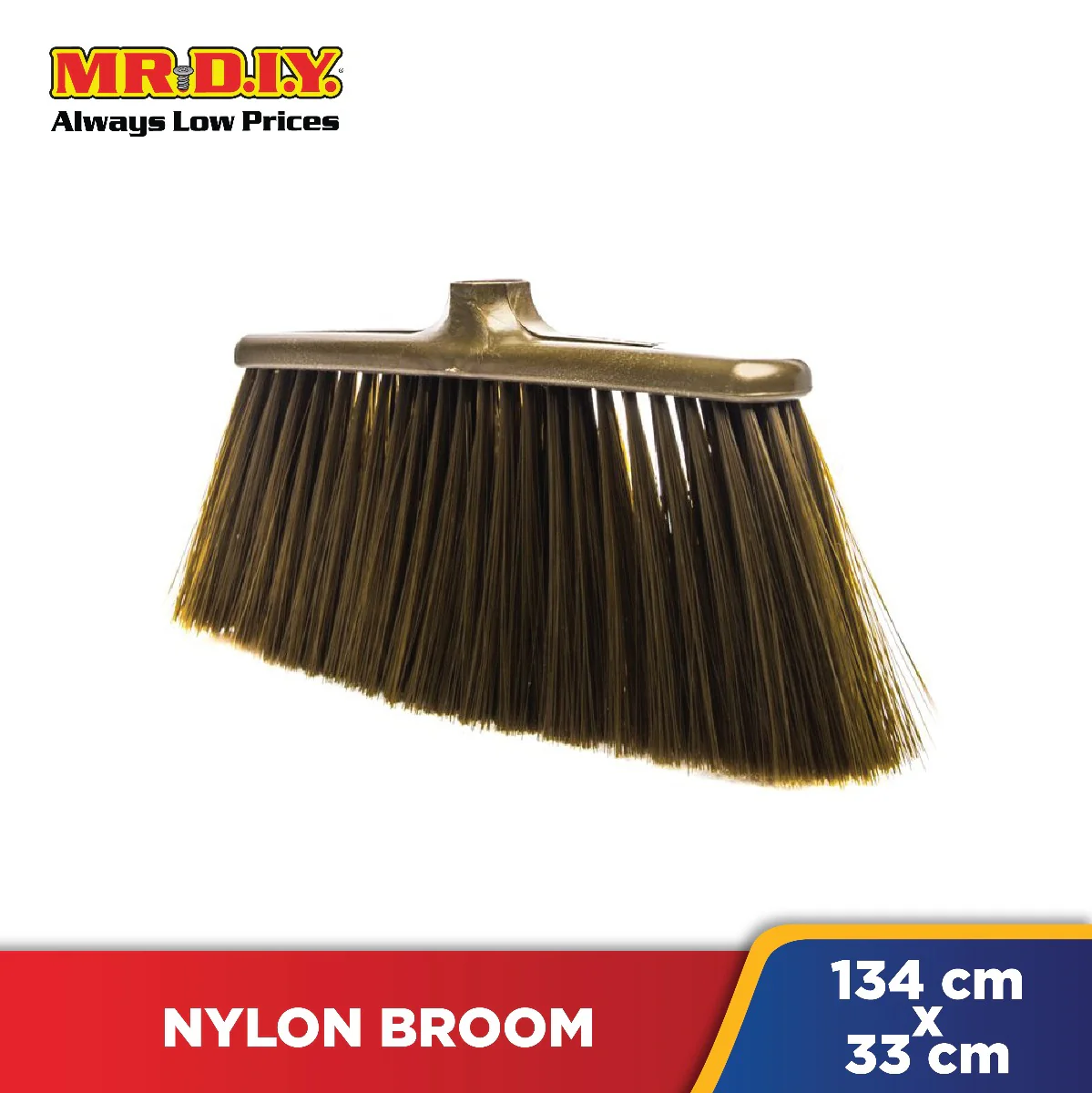 RAYACO Wide Bristle Nylon Broom - Image 2