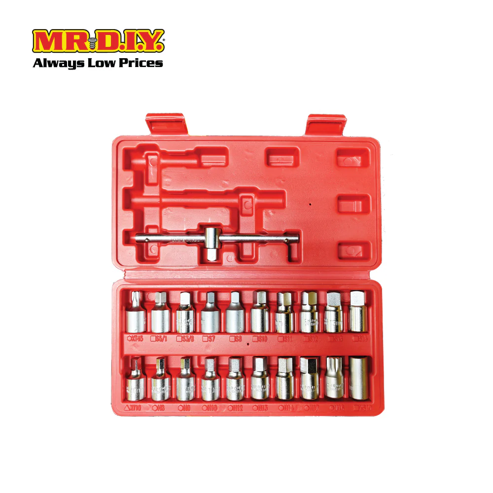 Oil Drain Plug Socket Set (21 pieces) - Image 2