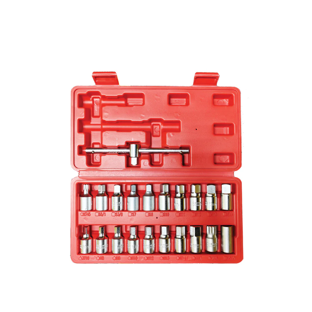 Oil Drain Plug Socket Set (21 pieces) - Image 3