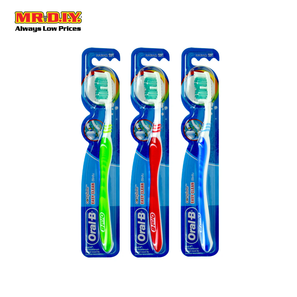 Oral-B Complete Easy Clean (Soft) Manual Toothbrush Buy 2 Get 1 Free - PolyBag - Image 3