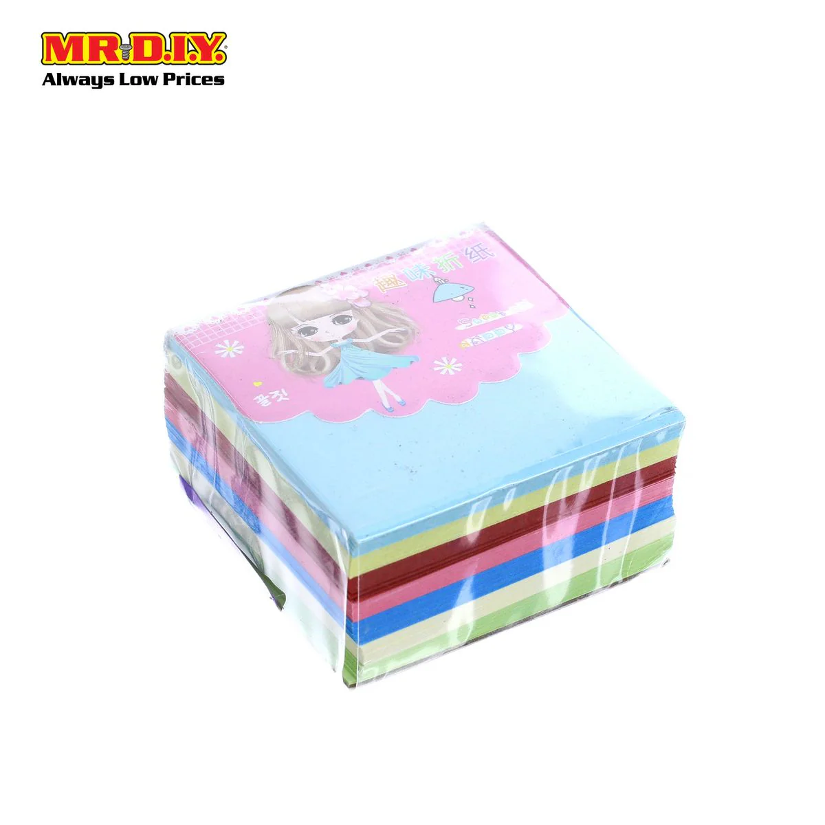 (MR.DIY) Origami Crafting Crane Folded Art Square Color Paper (6.5 x 6.5cm) (336pcs) - Image 2