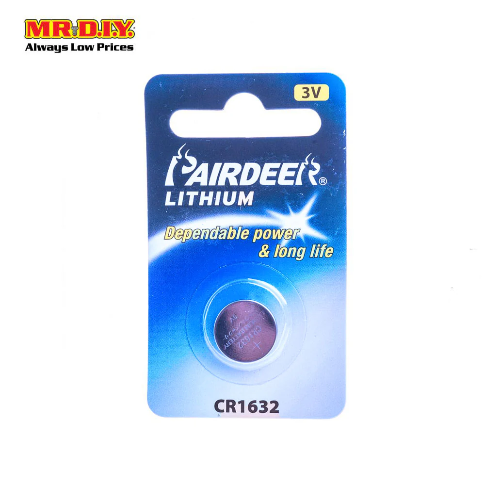 PAIRDEER Lithium Cell Battery (1pc)
