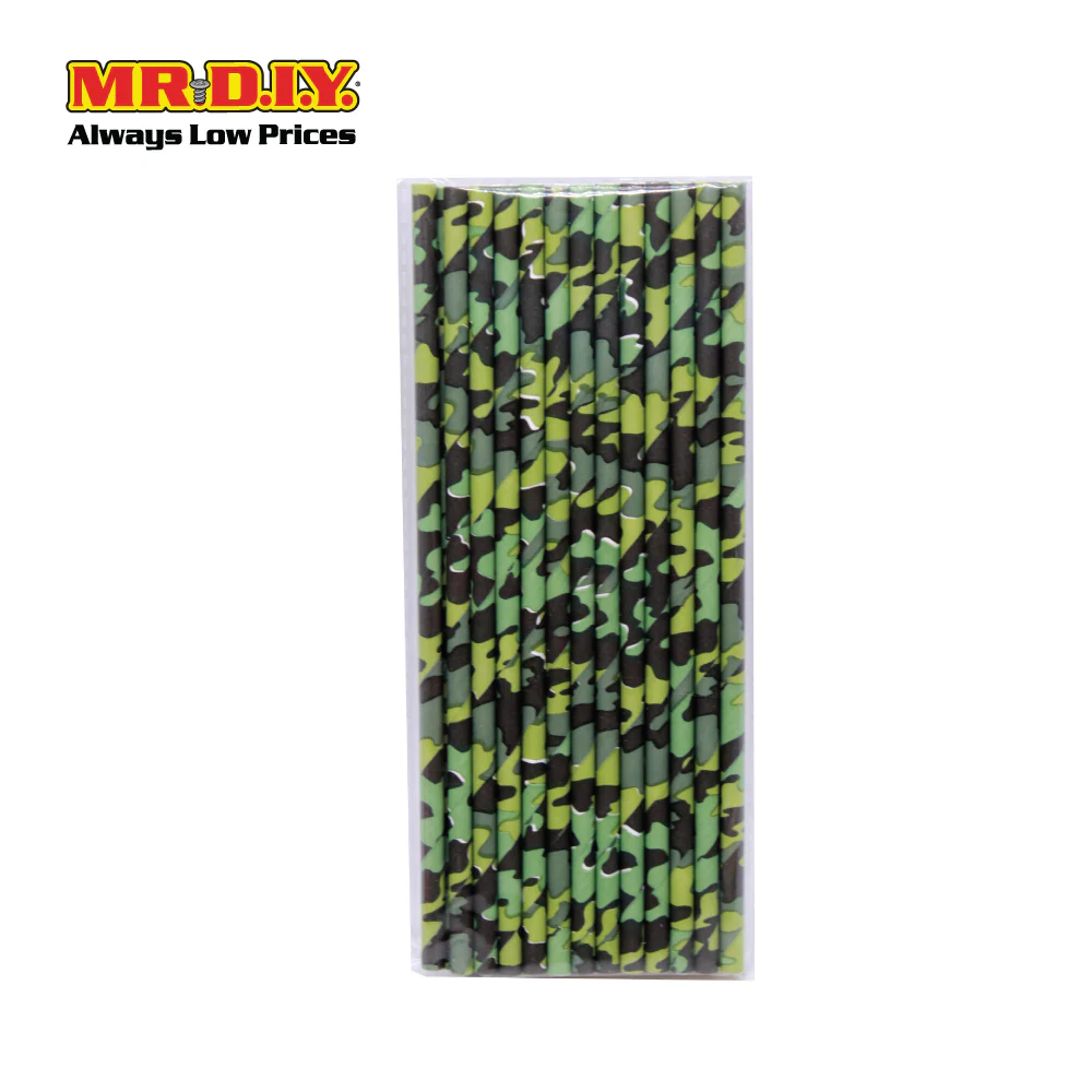 PAPER STRAW 25PCS ST02 6MM - Image 2