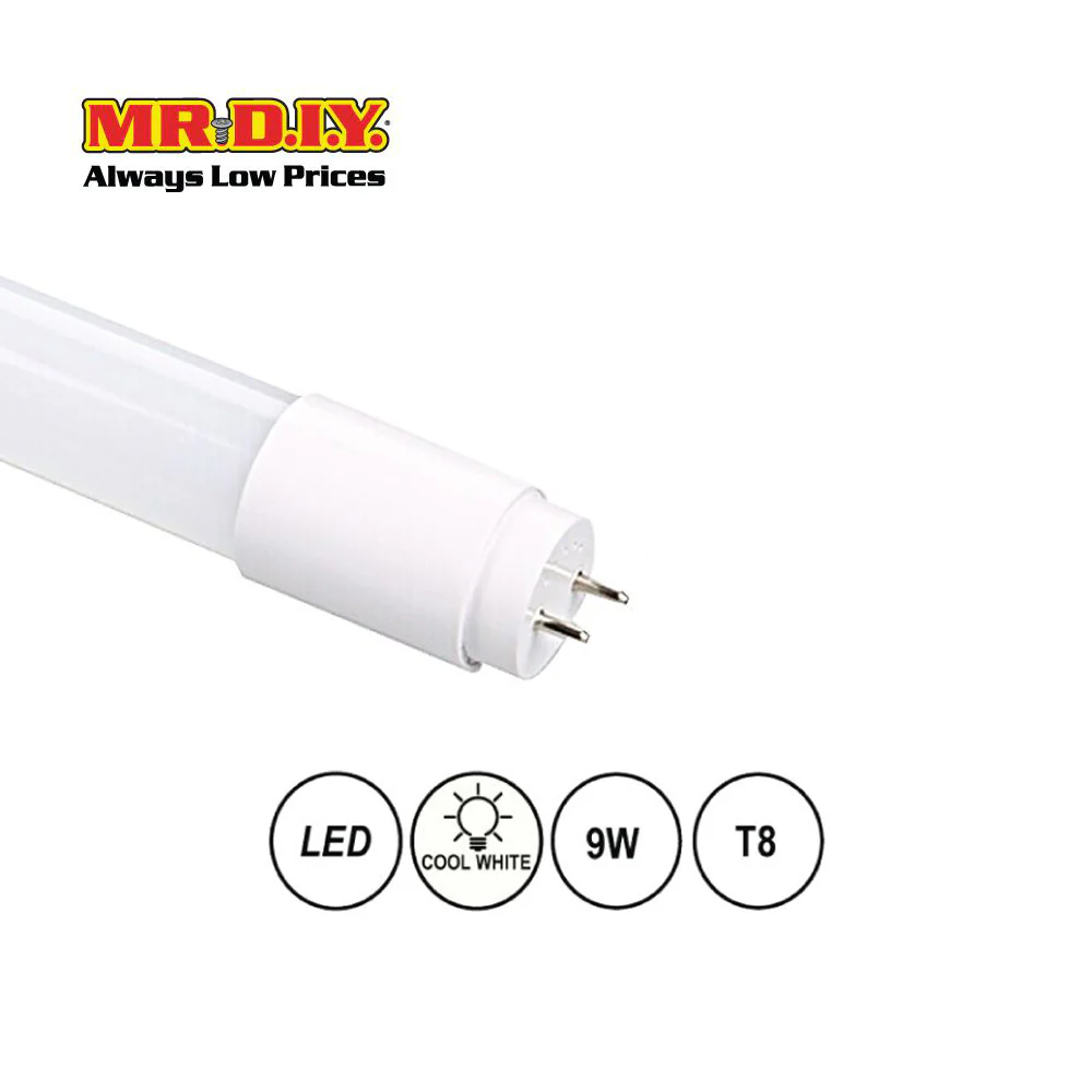 PARMEN LED T8 Tube Complete Set Cool White (9W) (60cm) - Image 4