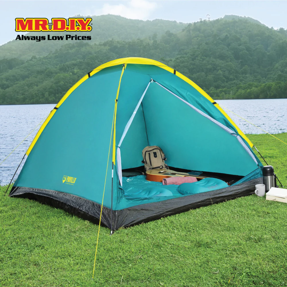 PAVILLO Cool Dome 2 Person Outdoor Camping Hiking Weather Resistant Tent (1.45m x 2.05m x 1.00m) - Image 3