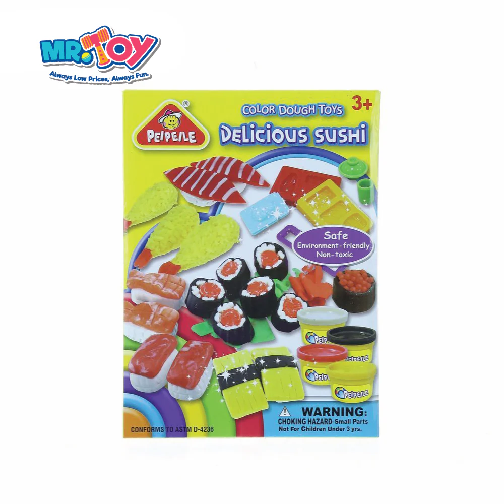 PEIPEILE Color Dough Toys Delicious Sushi - Image 3