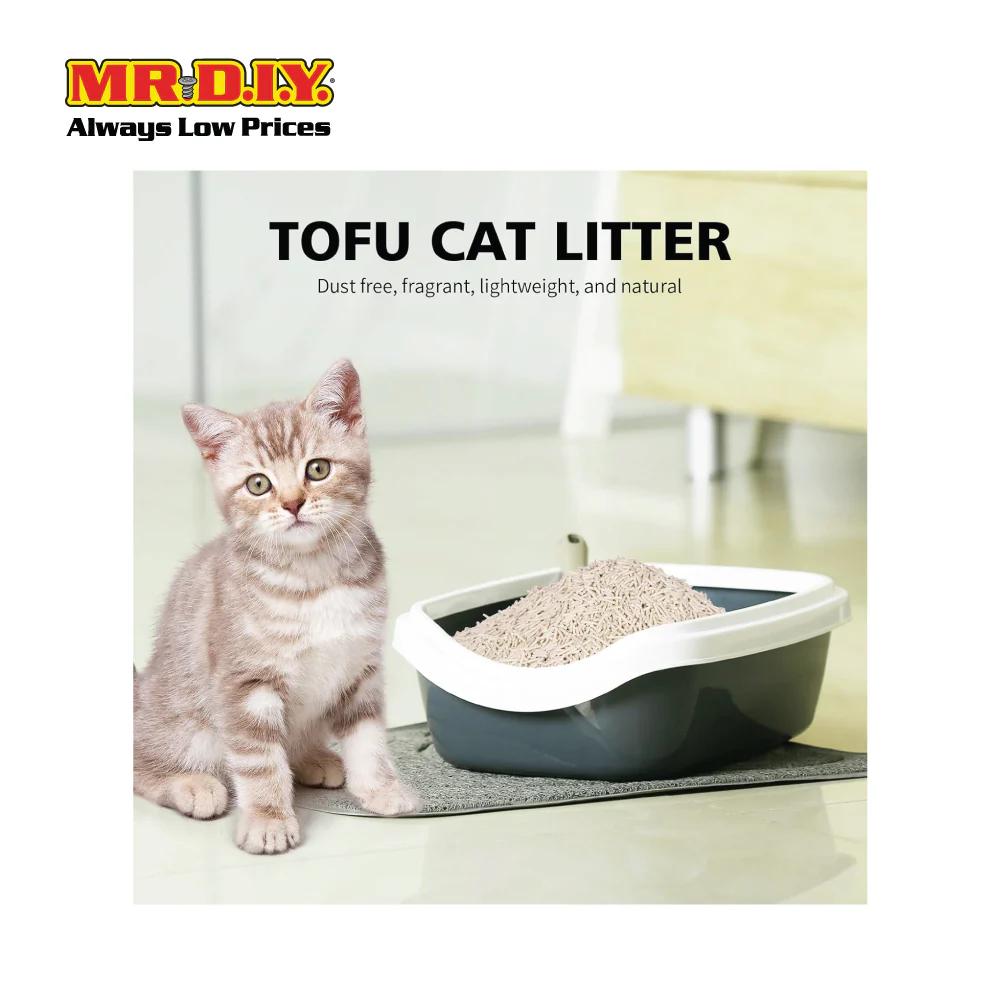 PETS ACADEMY Tofu + Bentonite Cat Litter - Peach (6L) - Image 4