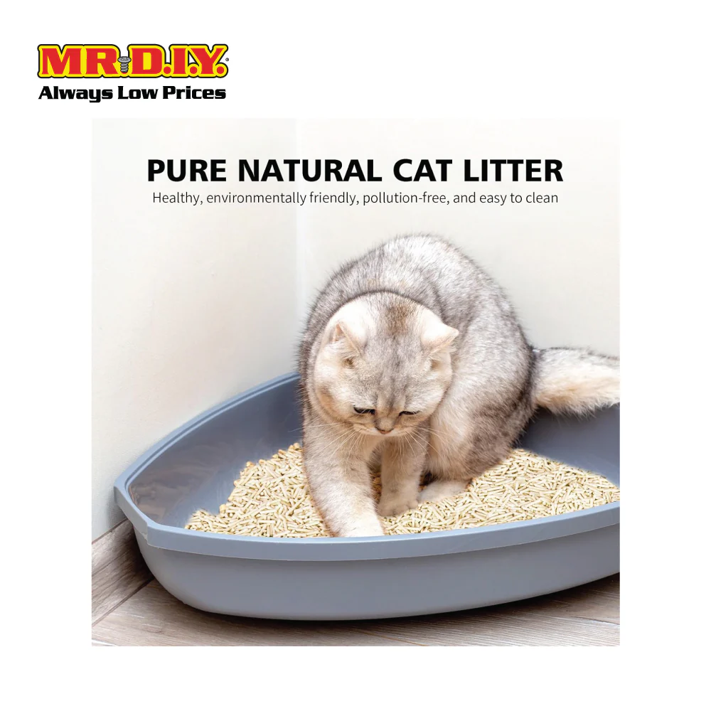 PETS ACADEMY Tofu + Bentonite Cat Litter - Peach (6L) - Image 5