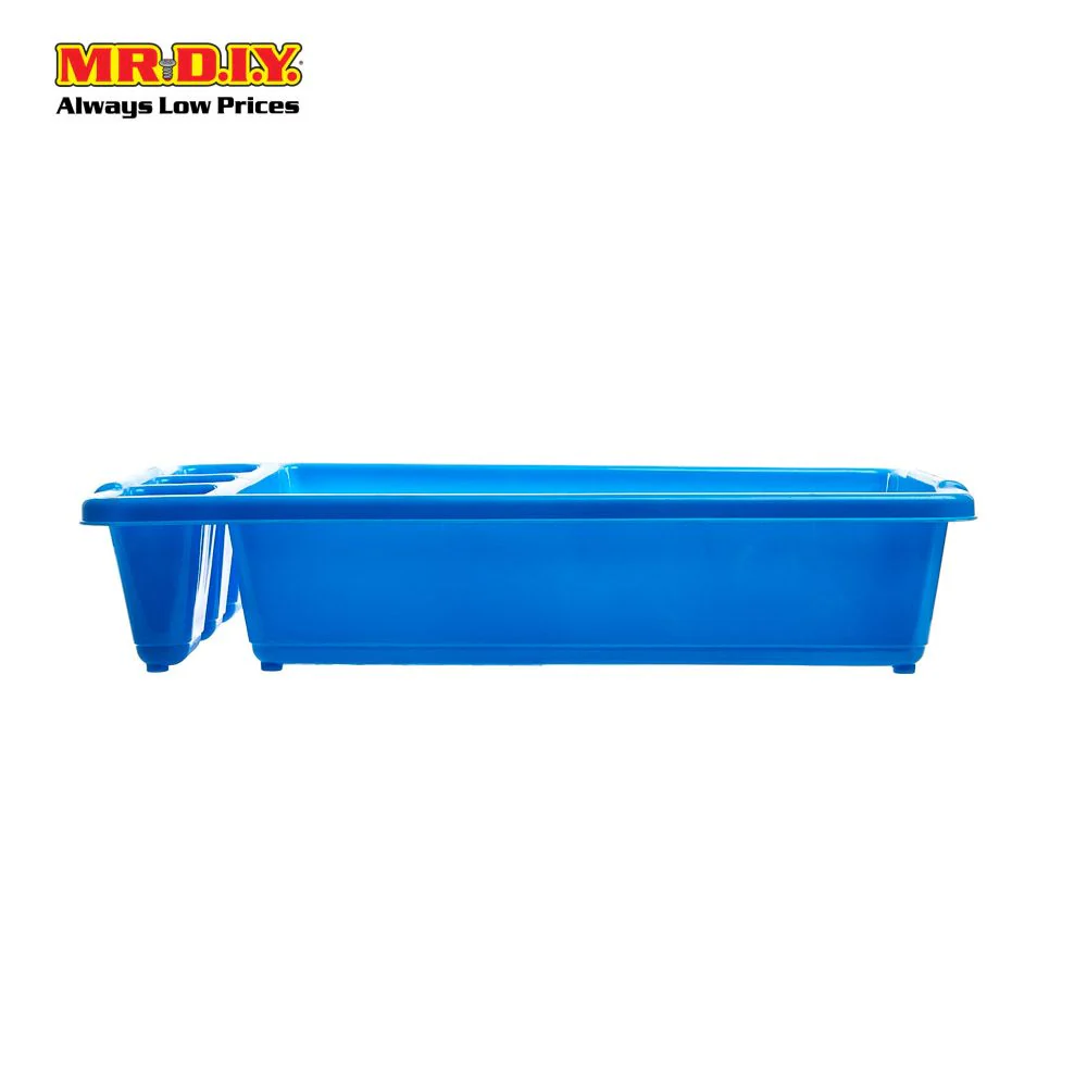 Plastic Dish Holder with Drain Board and Utensil Cup - Image 5