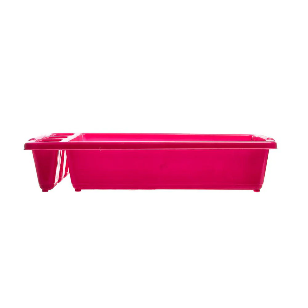 Plastic Dish Holder with Drain Board and Utensil Cup - Image 7