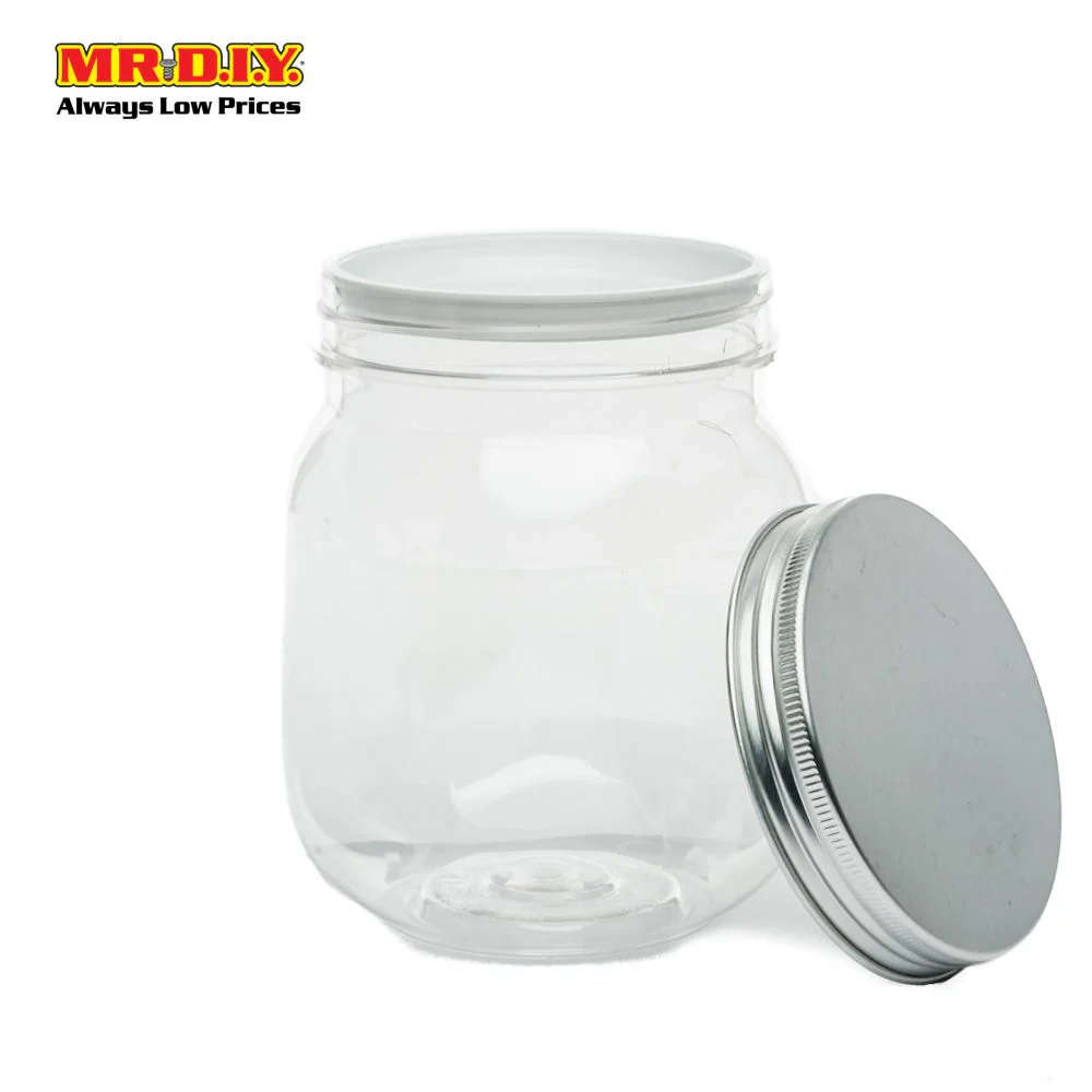 Plastic Jar with Aluminium Lid - Image 2