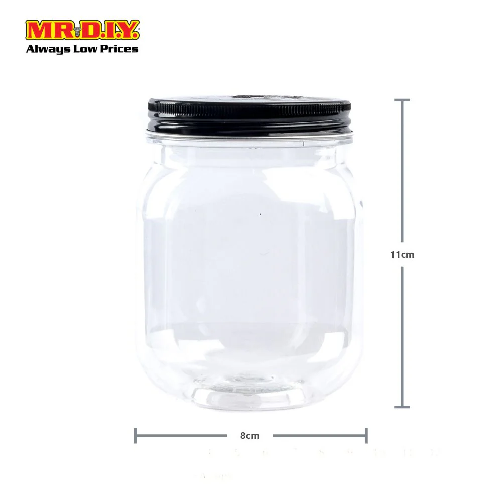 Plastic Jar with Aluminium Lid - Image 3