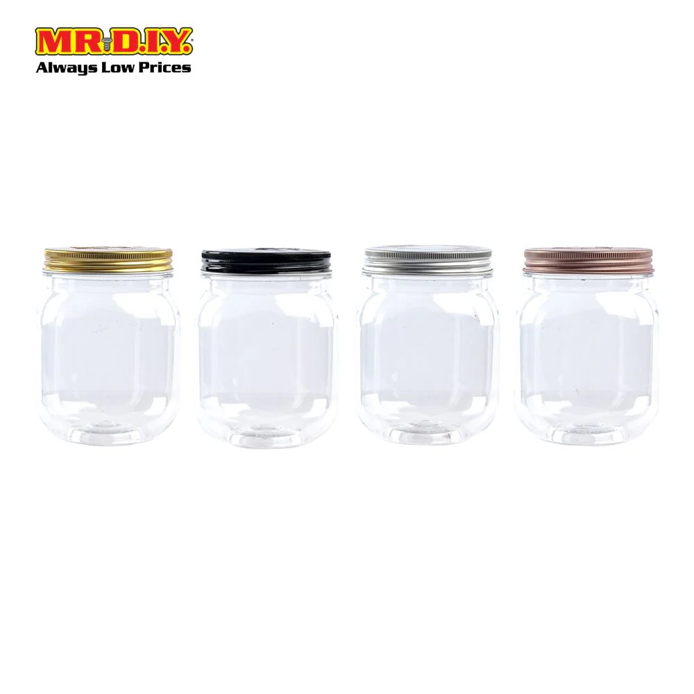 Plastic Jar with Aluminium Lid - Image 4