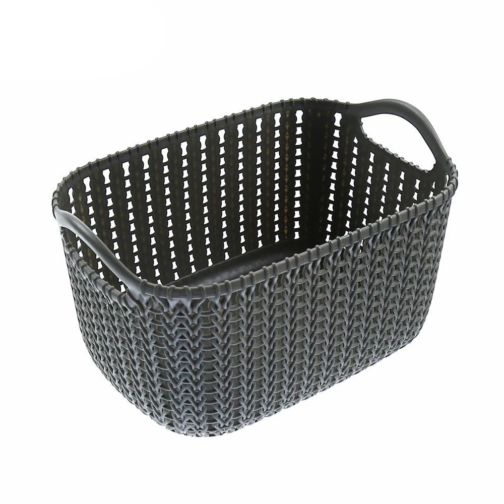 Plastic Rectangular Weave Basket - Image 5